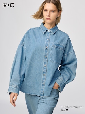 Denim Relaxed Shirt Jacket