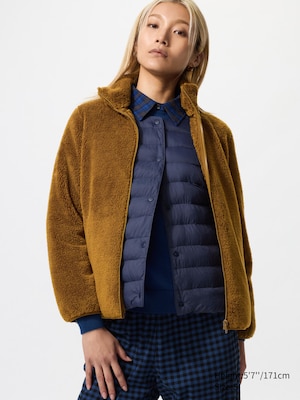 Fluffy Yarn Fleece Full-Zip Jacket