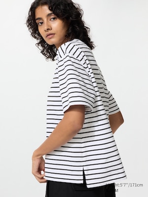 AIRism Cotton T-Shirt | Striped