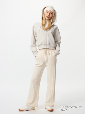 Washable Knit Cable Pants