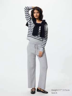 Washable Ribbed Knit Pants