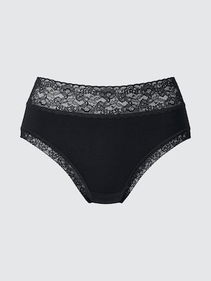 Lace High Rise Briefs