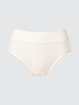 Lace High Rise Briefs