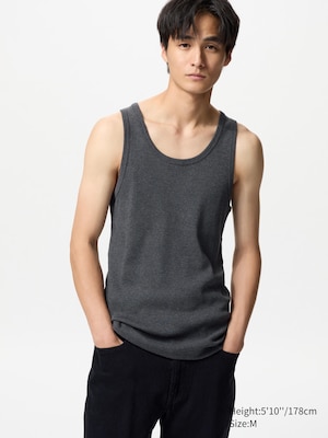 DRY Color Ribbed Tank Top