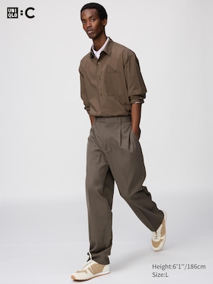 Pleated Wide Tapered Pants