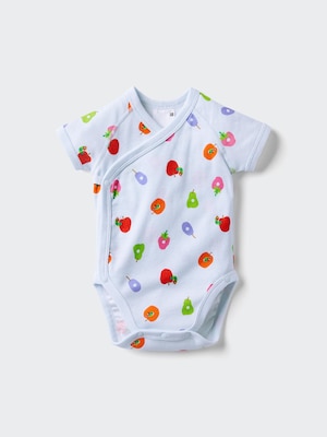 Baby The Picture Book Collection Short Sleeve Bodysuit | Open Front | Caterpillar